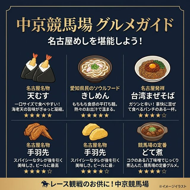 中京競馬場 グルメガイド
